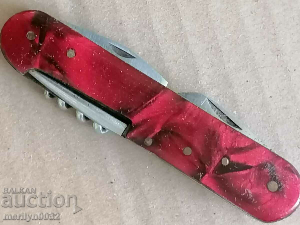 Old social knife, knife, knife, fork, corkscrew, awl NRB - 7 Old social knife, knife, knife, fork, corkscrew, awl NRB - 7