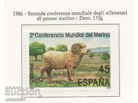 1986. Spania. A doua Conferință Mondială a Oilor Merinos.