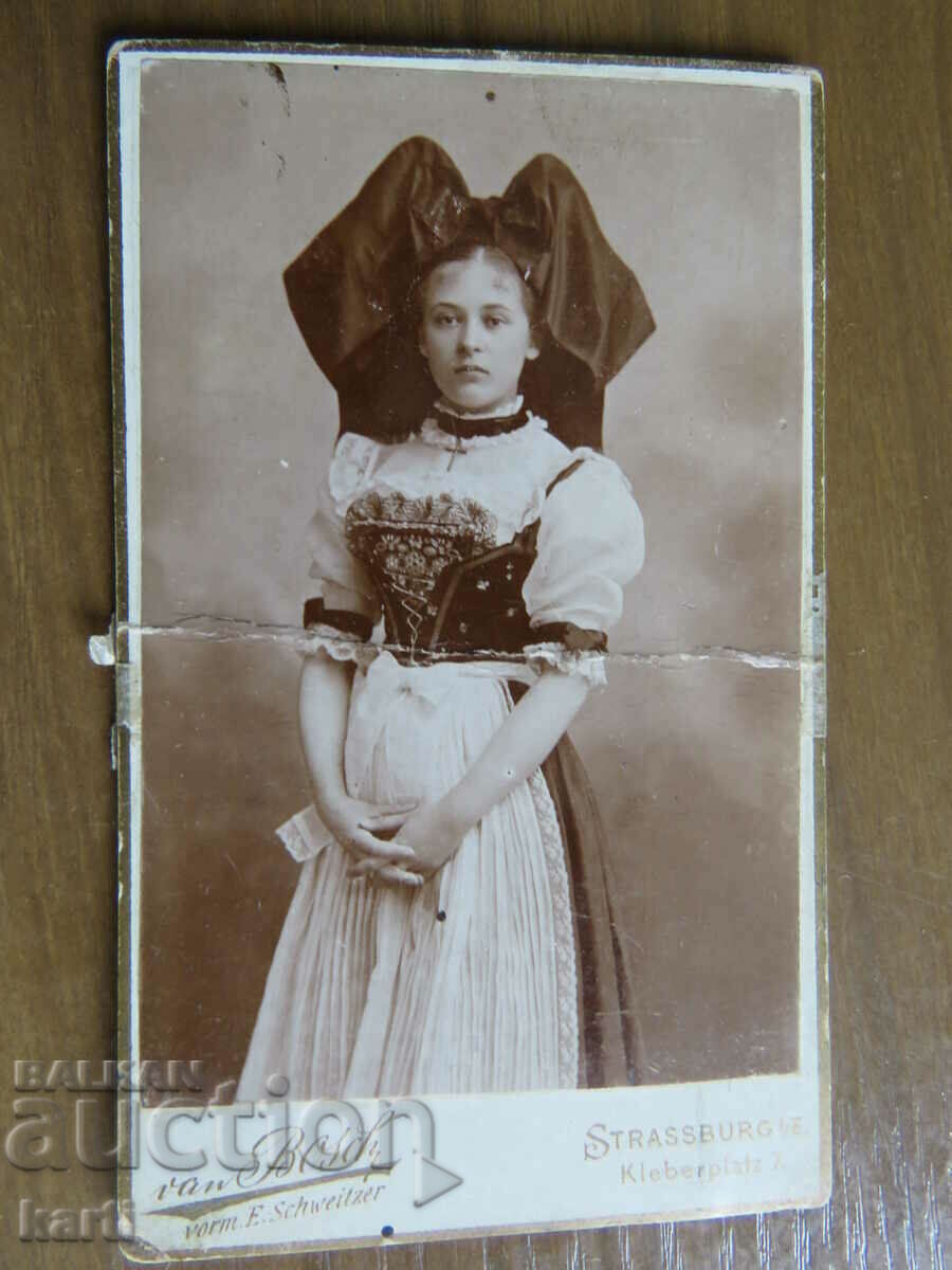 OLD PHOTO - CARDBOARD - 19TH CENTURY - w019