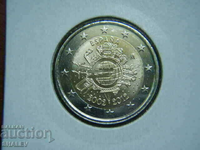 Delivery of 2 Euro 2012 Spain "Euro 2002-2012" /Spain/ - Unc (2 euros) Delivery of 2 Euro 2012 Spain "Euro 2002-2012" /Spain/ - Unc (2 euros)