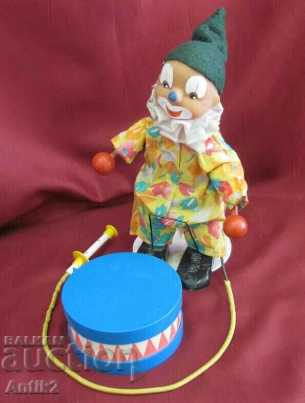 70-те Детска Играчка Клоун механизирана