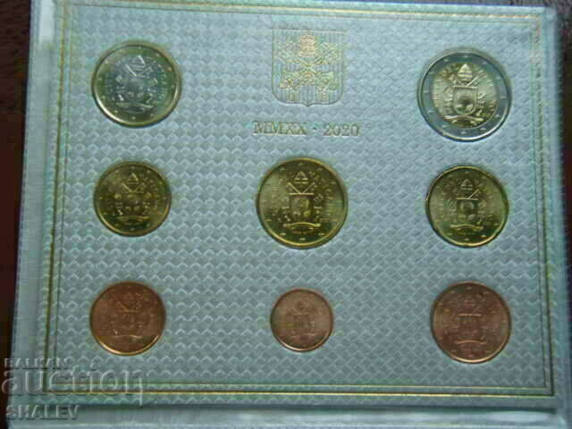 Livrarea Vatican 2022 - serie de 8 monede Vaticana / RARE - Unc