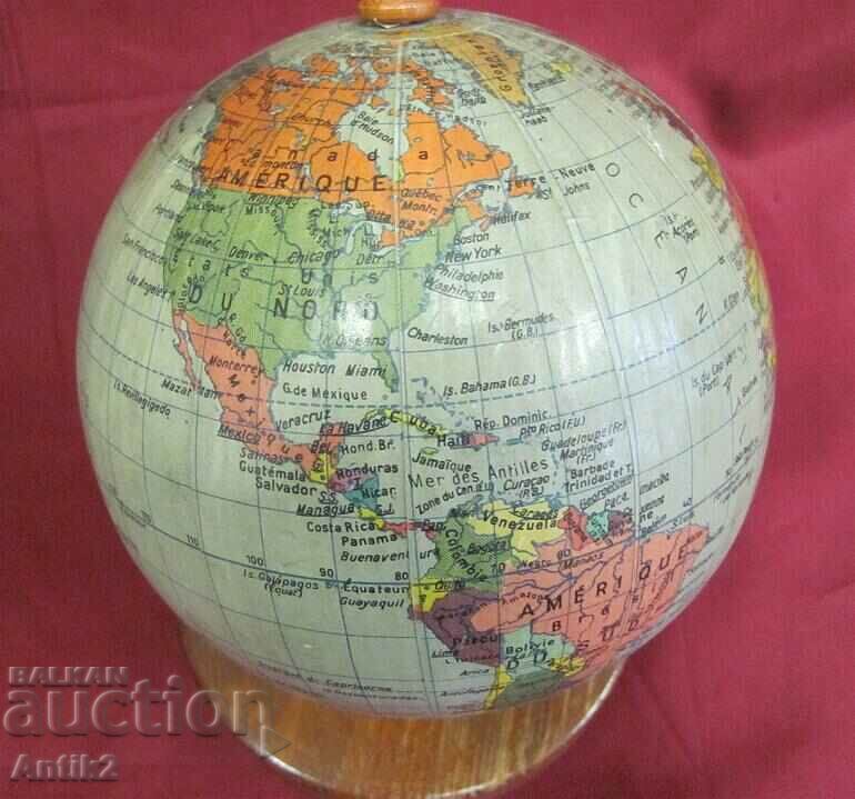 Delivery of Vintage Mini Globe with Wooden Stand Delivery of Vintage Mini Globe with Wooden Stand
