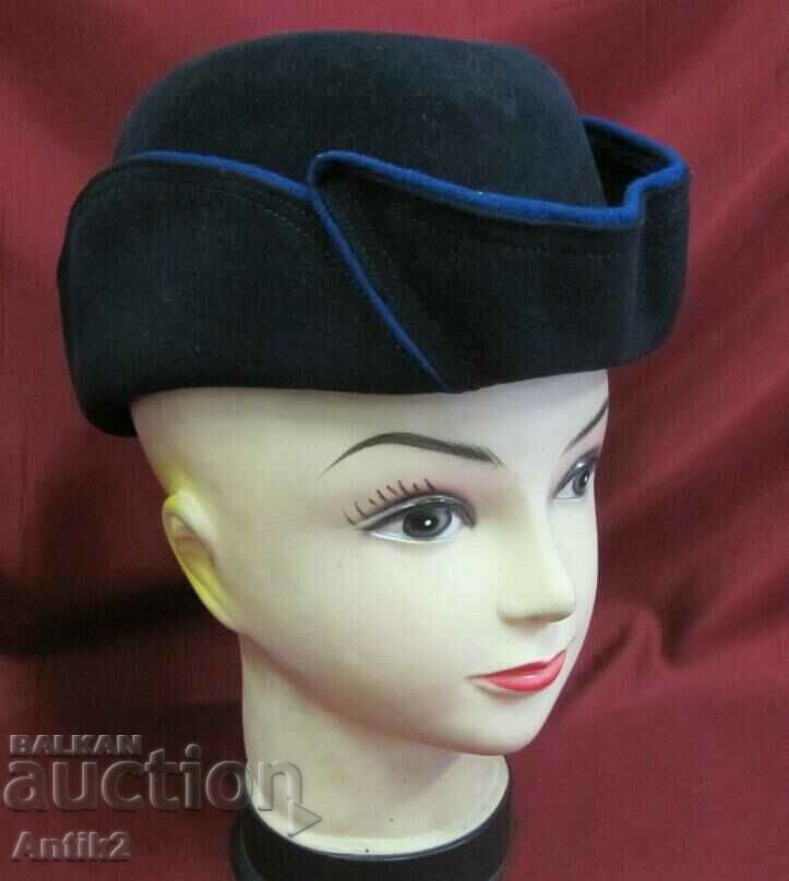 60s Vintage Stewardess Hat with price 70.00 BGN | € 35.79