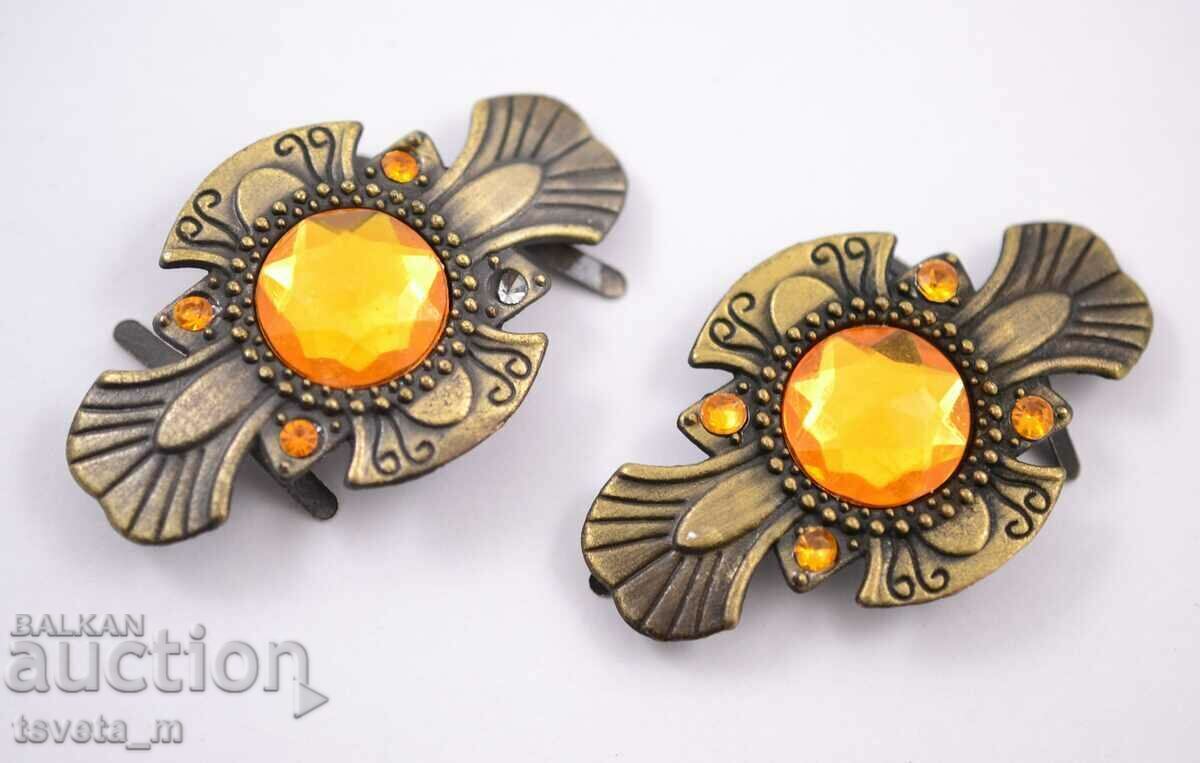 Auction  2 pcs. Brooch, applique