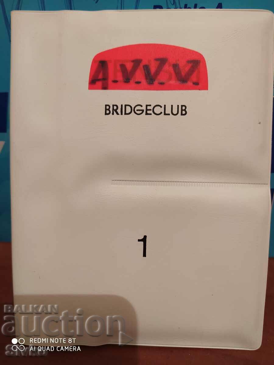 Cards from the A.V.V.V. numbered by tables 1