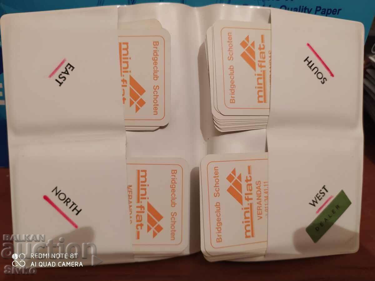 Карти от бричклуб A.V.V.V. номерирано по маси 20 с цена 1.99 лв. | € 1.02