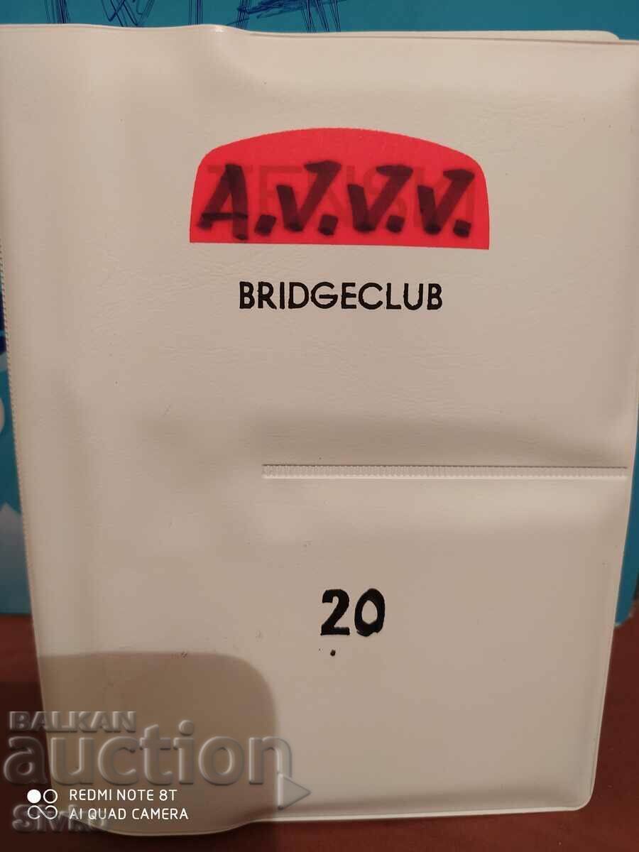 Карти от бричклуб A.V.V.V. номерирано по маси 20