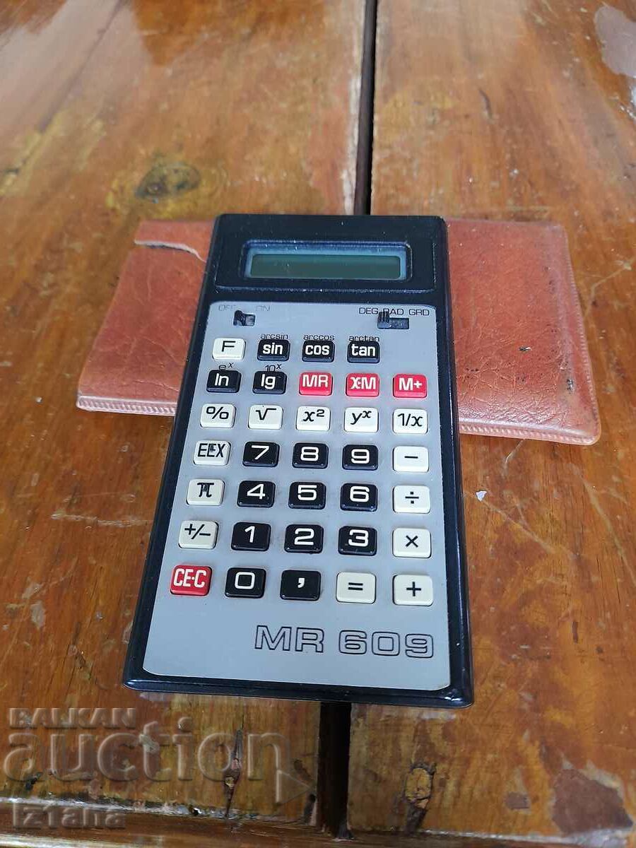 Old calculator MR 609 with price 40.00 BGN | € 20.45