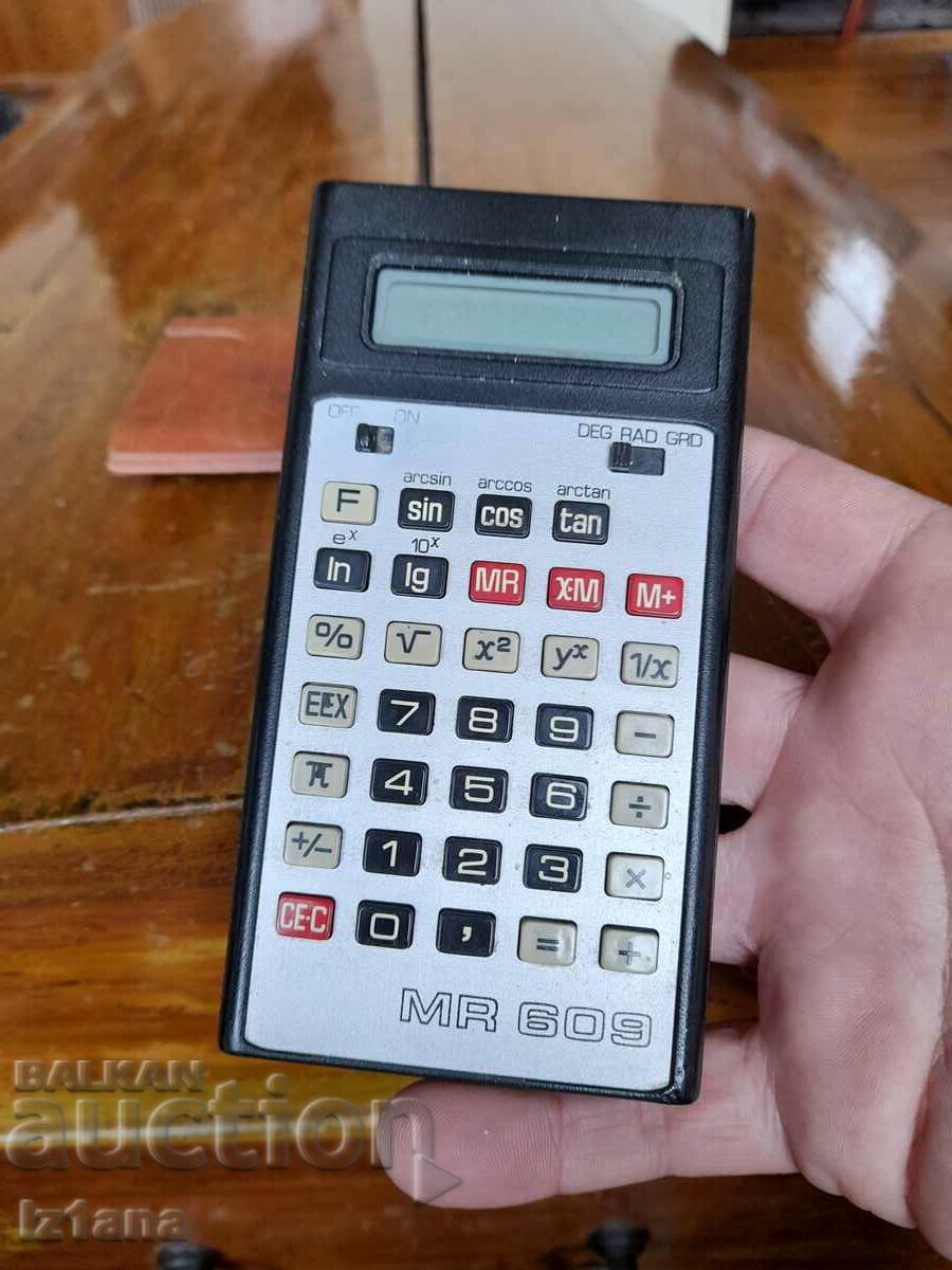 Auction  Old calculator MR 609
