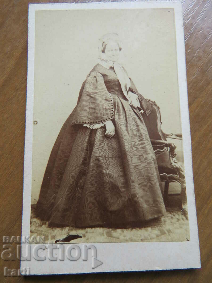 OLD PHOTO - CARDBOARD - 60 YEARS 19TH CENTURY - w111