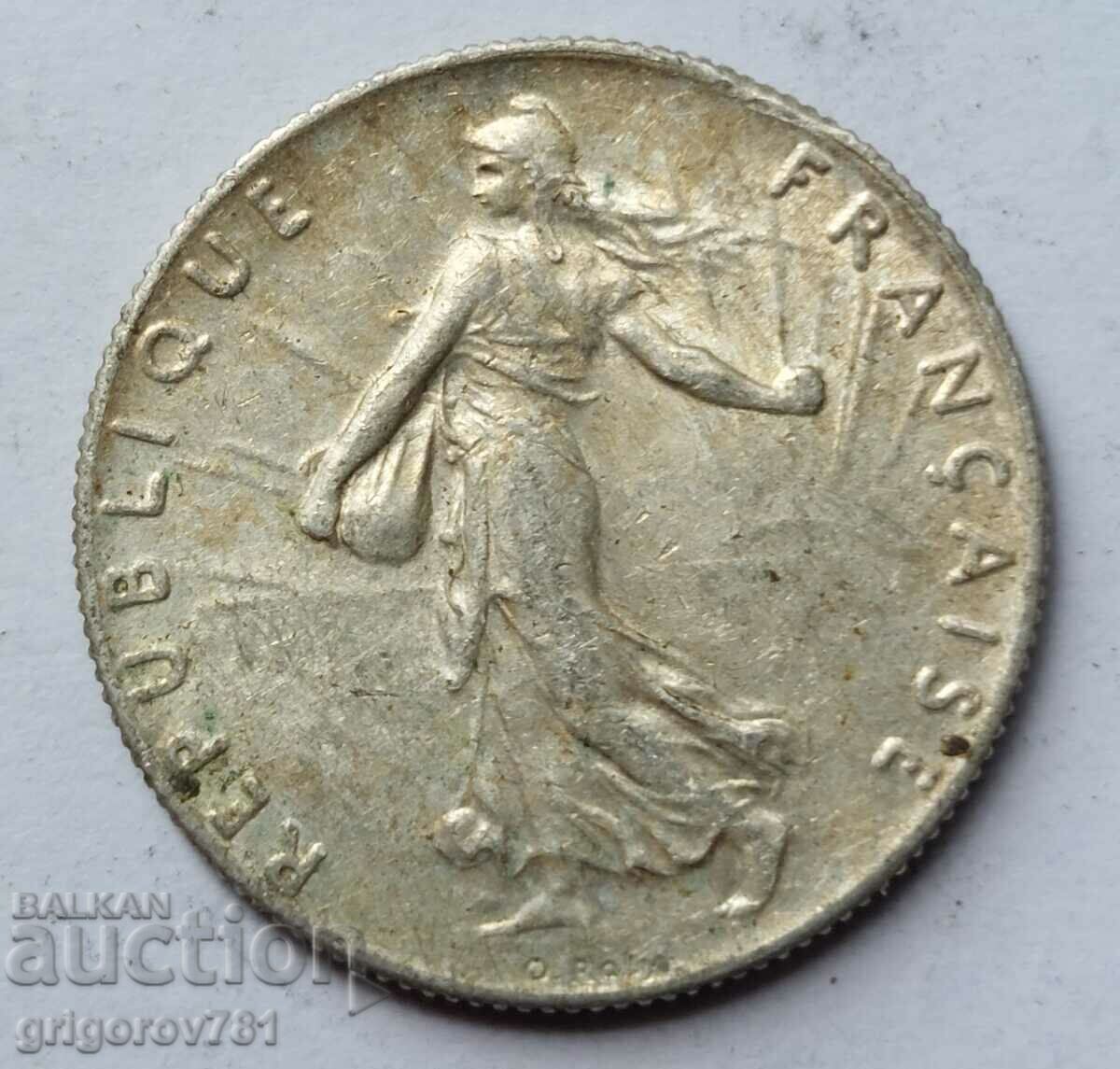 50 de cenți argint Franța 1917 - monedă de argint №12 cu preț € 3.83 | 7.49 BGN