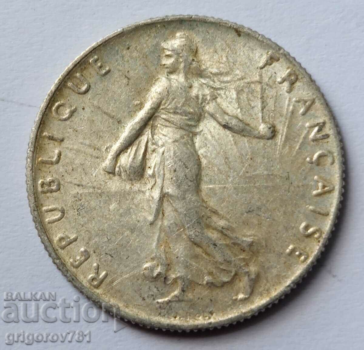 50 de cenți argint Franța 1917 - monedă de argint №14 cu preț € 3.83 | 7.49 BGN