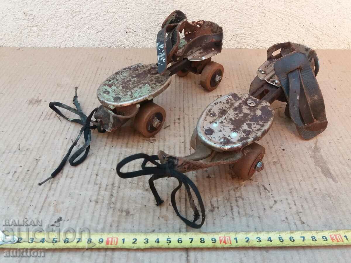 OLD EXCELLENT SKATES - ROLLERS - 5 OLD EXCELLENT SKATES - ROLLERS - 5