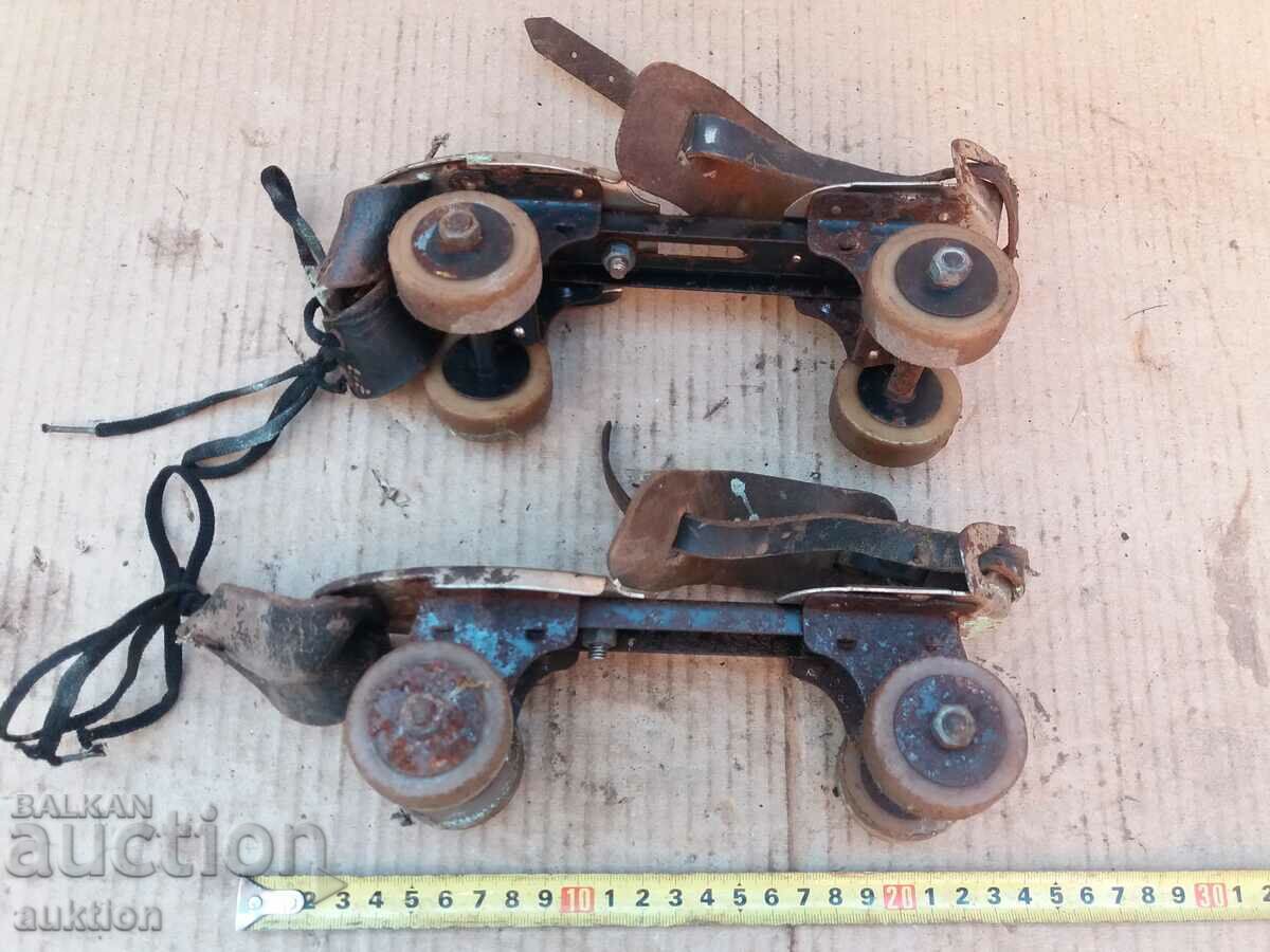OLD EXCELLENT SKATES - ROLLERS - 7 OLD EXCELLENT SKATES - ROLLERS - 7