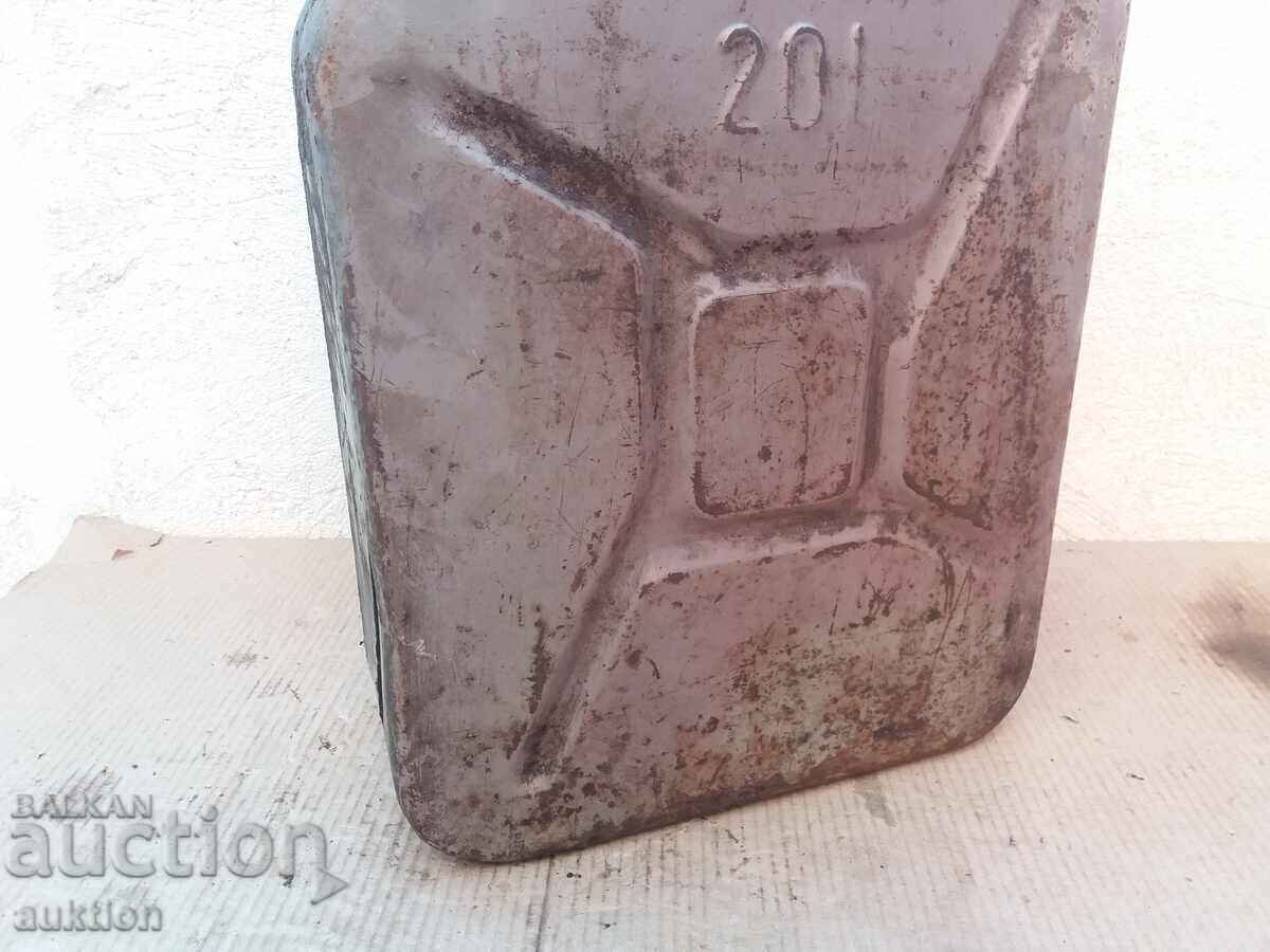 Auction METAL TUBE FOR FUEL, WATER 20 LITERS Auction METAL TUBE FOR FUEL, WATER 20 LITERS