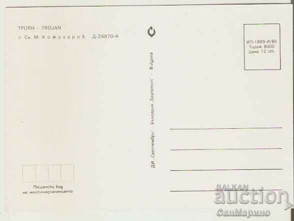 Map Bulgaria Troyan General view 1 * with price 0.90 BGN | € 0.46 Map Bulgaria Troyan General view 1 * with price 0.90 BGN | € 0.46