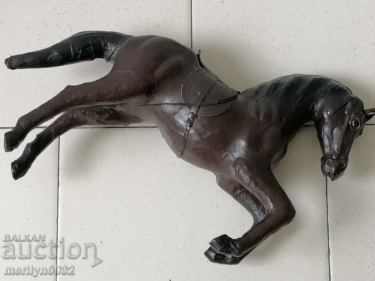 Delivery of Interior figure for decoration leather horse Delivery of Interior figure for decoration leather horse