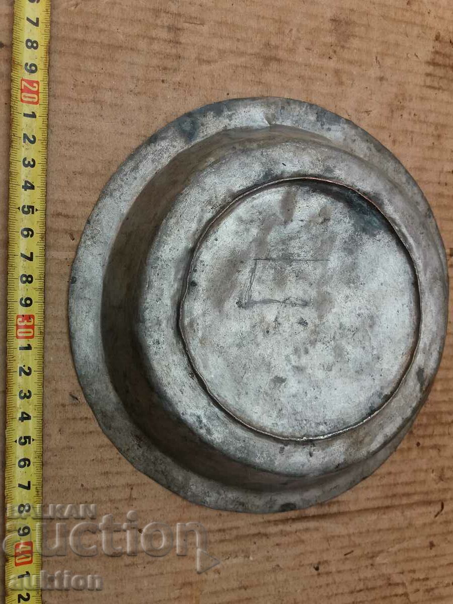 FORGED REVIVAL SAHAN, BOWL, TRAY EXCELLENT PLATE - 6 FORGED REVIVAL SAHAN, BOWL, TRAY EXCELLENT PLATE - 6