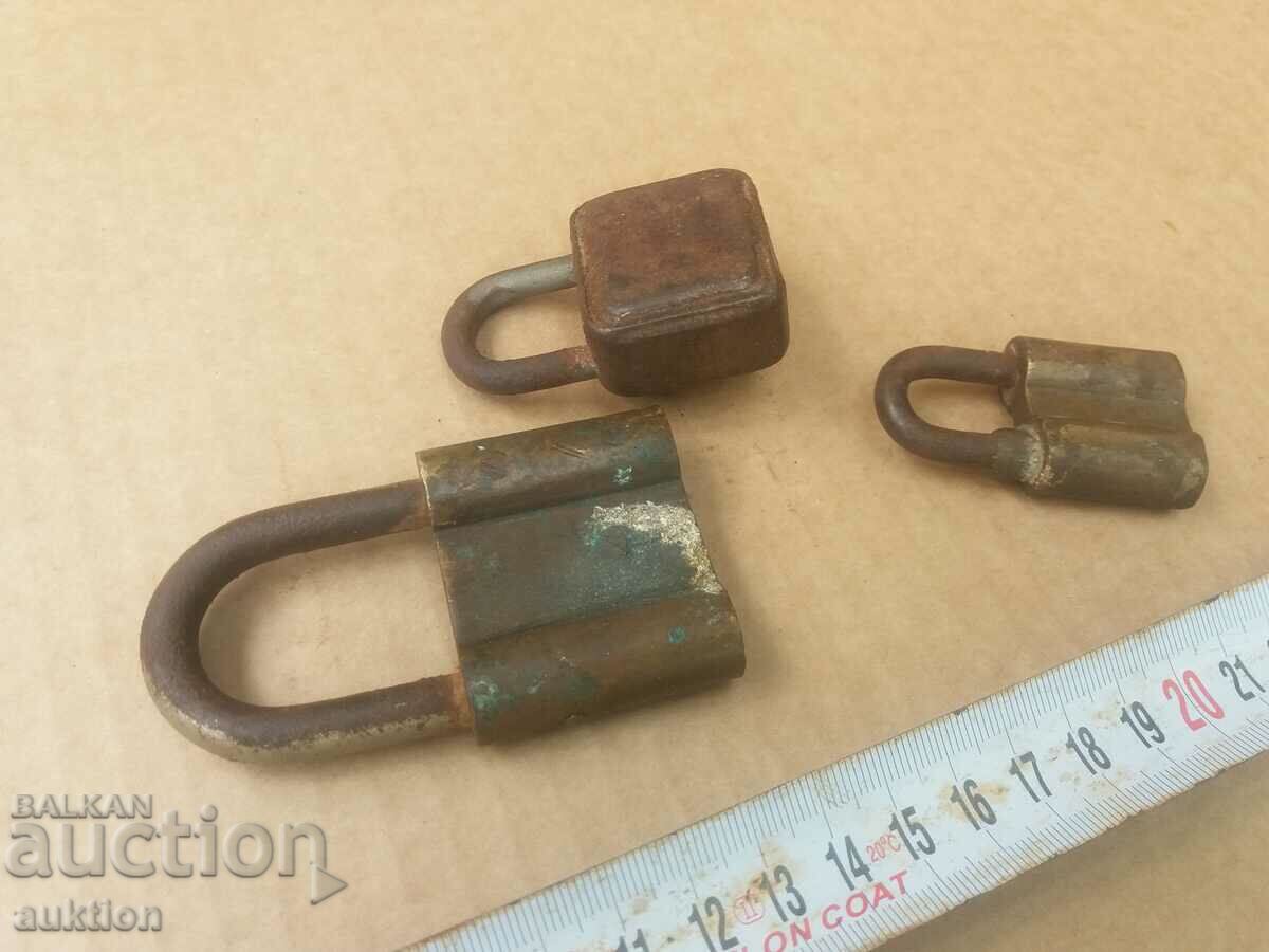 SET OF 3 LOCKS LOCKSMITH, DIFFERENT LOCKSMITHS - 6 SET OF 3 LOCKS LOCKSMITH, DIFFERENT LOCKSMITHS - 6