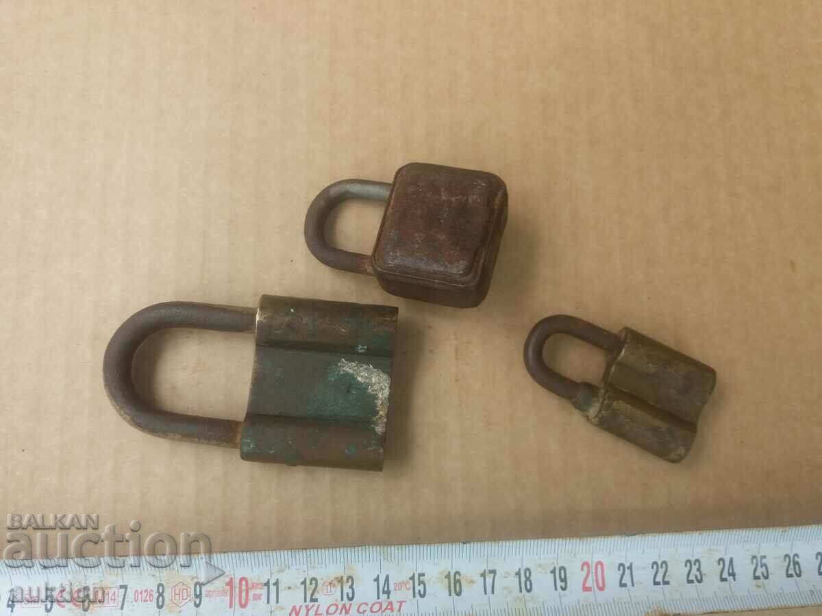 SET OF 3 LOCKS LOCKSMITH, DIFFERENT LOCKSMITHS - 7 SET OF 3 LOCKS LOCKSMITH, DIFFERENT LOCKSMITHS - 7