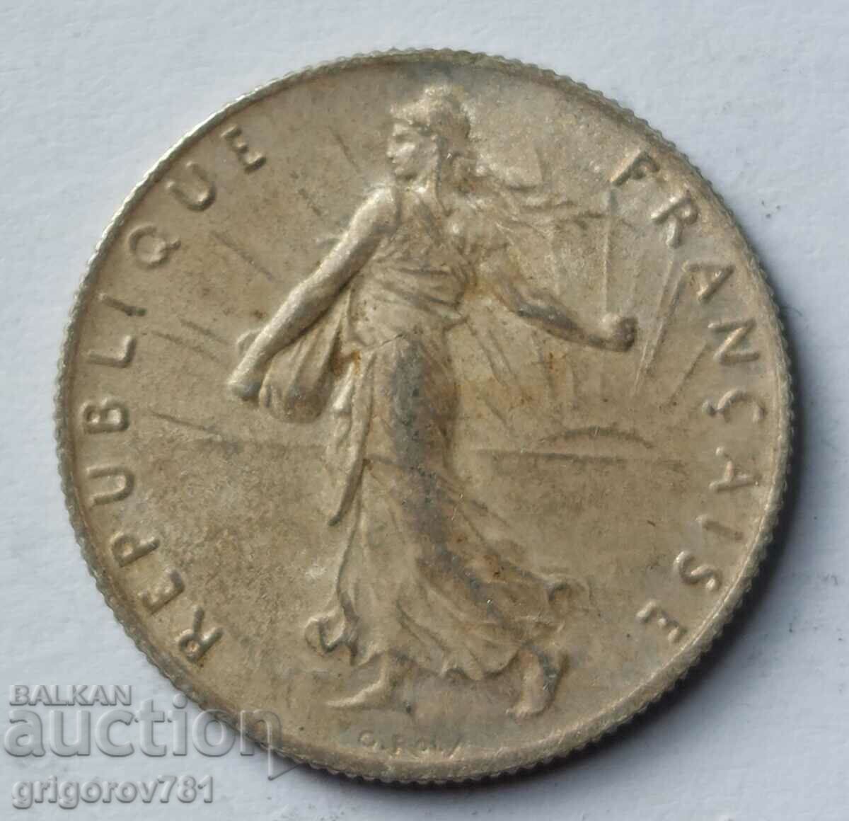 50 de cenți argint Franța 1920 - monedă de argint №29 cu preț € 3.83 | 7.49 BGN