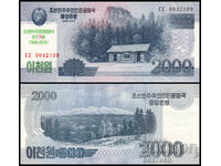 ⭐ ⭐ Βόρεια Κορέα 2008 2000 von UNC ολοκαίνουργιο ⭐ ❤️