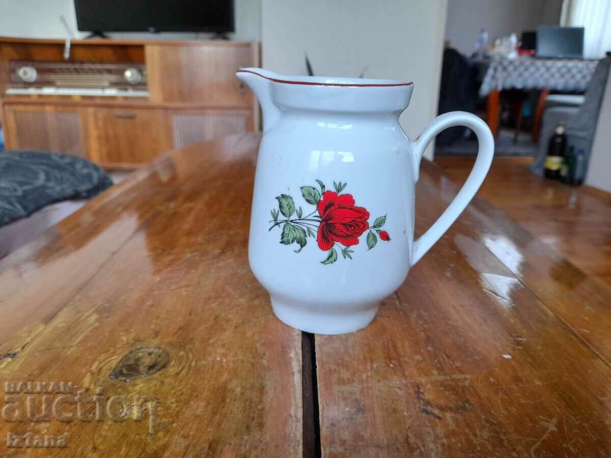 An old porcelain jug, a jug