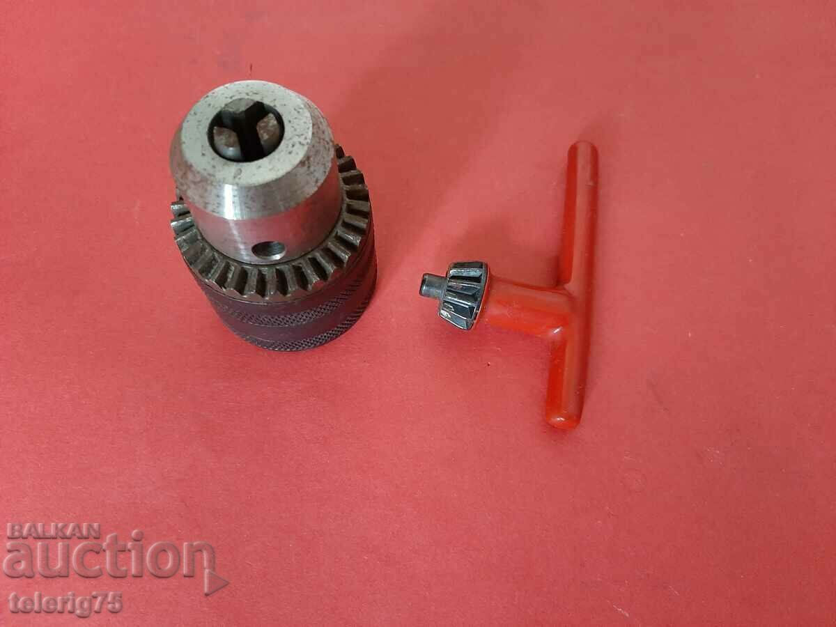 Chuck + Drill Wrench / Thread Drill-1 / 2,1.5-13mm with price 16.00 BGN | € 8.18 Chuck + Drill Wrench / Thread Drill-1 / 2,1.5-13mm with price 16.00 BGN | € 8.18