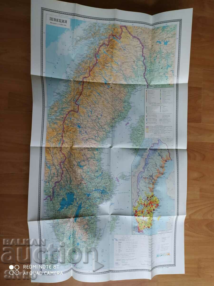 Delivery of Map of Sweden - S Delivery of Map of Sweden - S