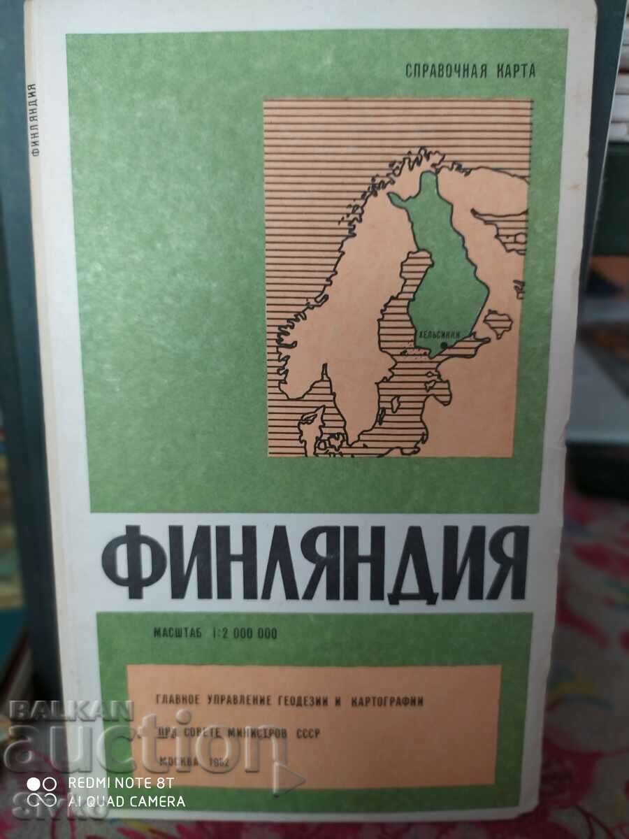 Χάρτης της Φινλανδίας - S