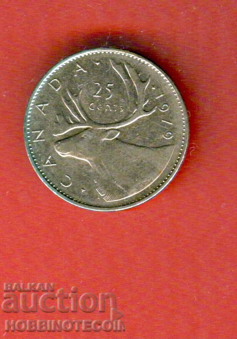 CANADA CANADA 25 cent issue - issue 1979 - YOUNG QUEEN
