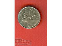 CANADA CANADA Emisiune de 25 de cenți - numărul 1979 - TANĂRĂ REGINA