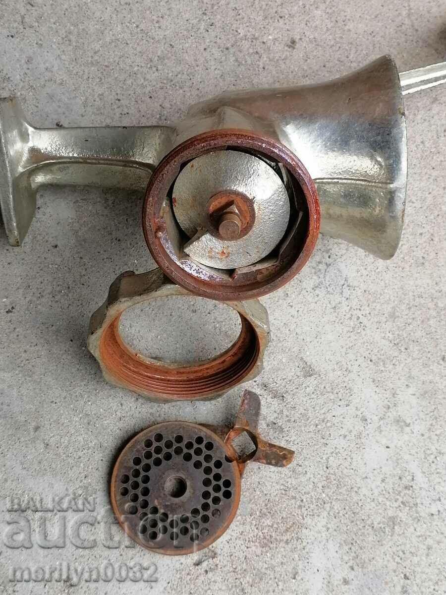 Delivery of An old metal grinder for meat grinders Delivery of An old metal grinder for meat grinders