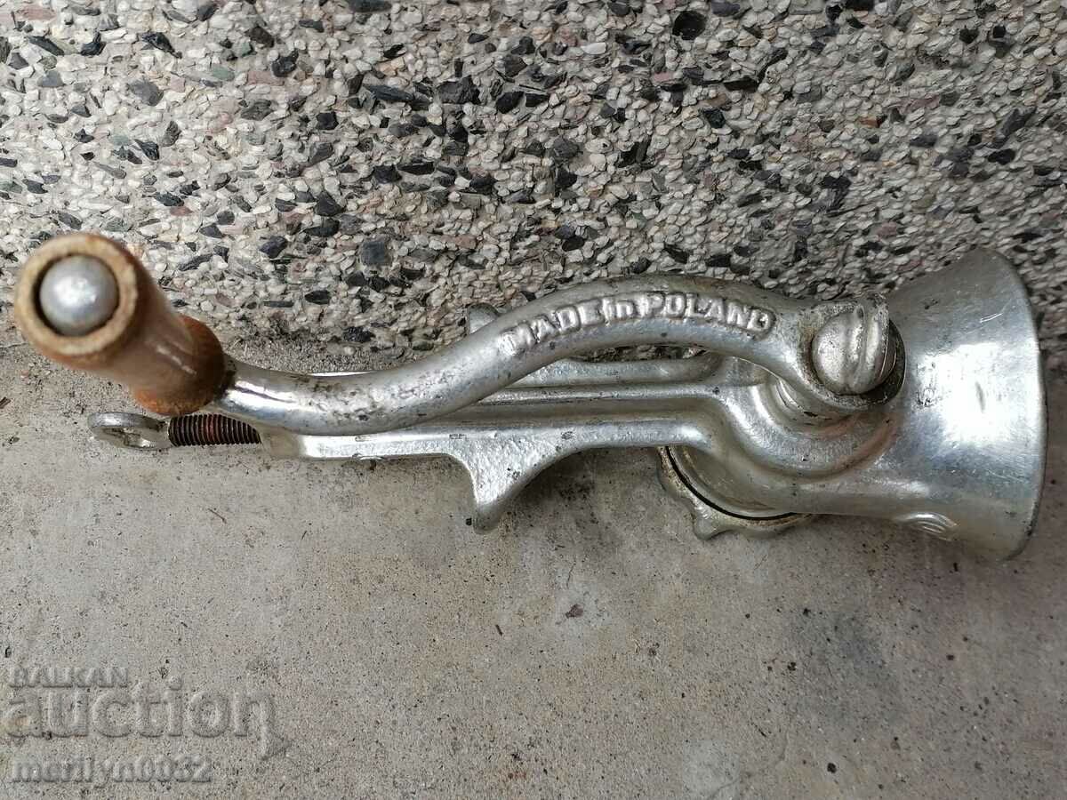 Auction An old metal grinder for meat grinders Auction An old metal grinder for meat grinders