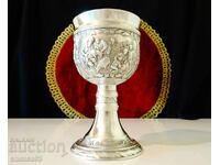 Pahar de vin din staniu, tablouri rustice de casă