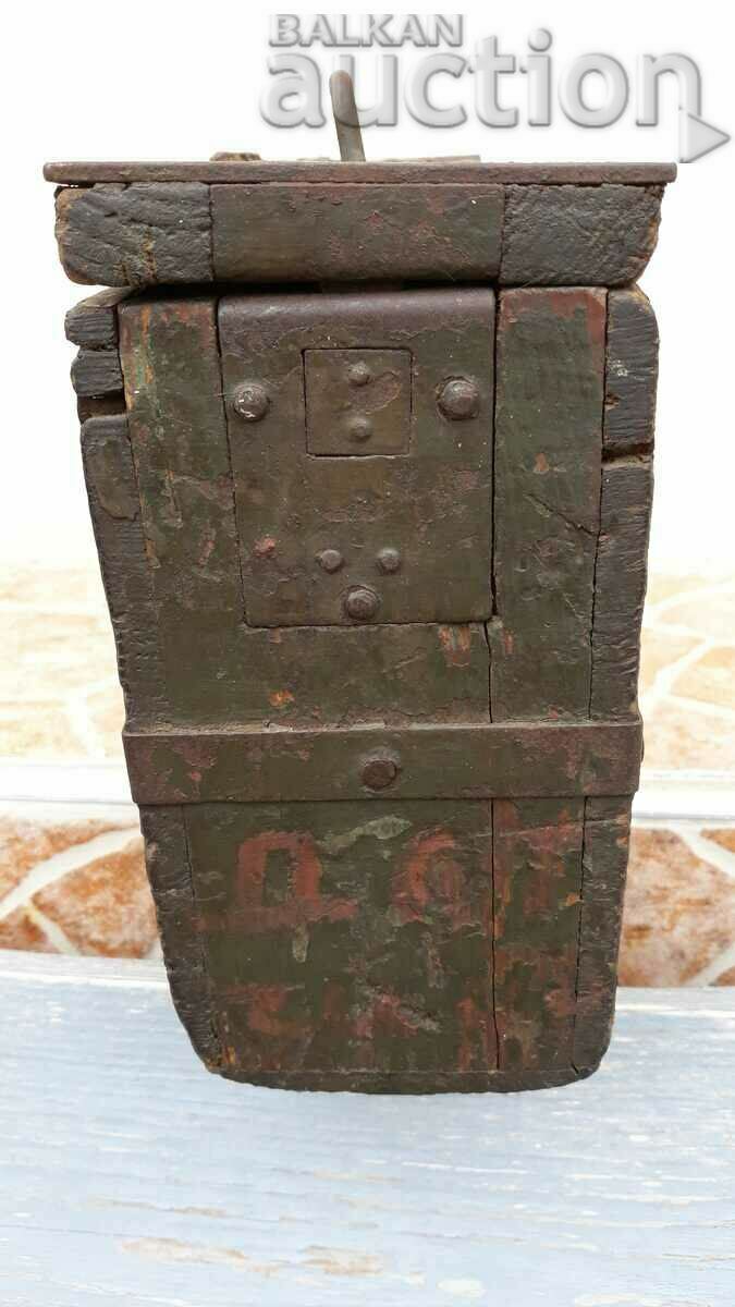 cartuș din lemn cutie muniție MG08 WW1 WWI