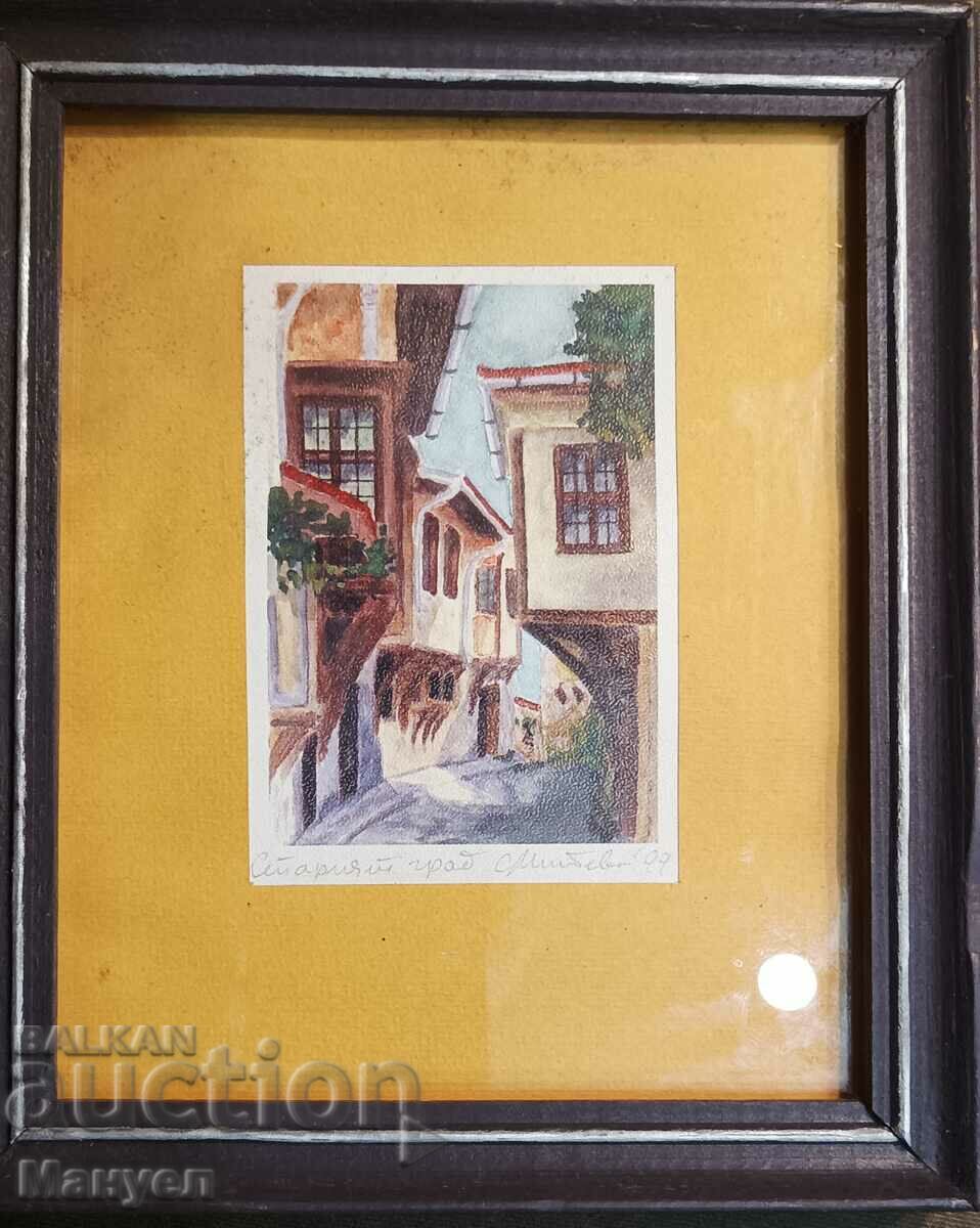 I am selling a painting "The Old Town" Plovdiv.