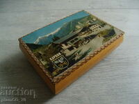 № * 6316 old wooden music box
