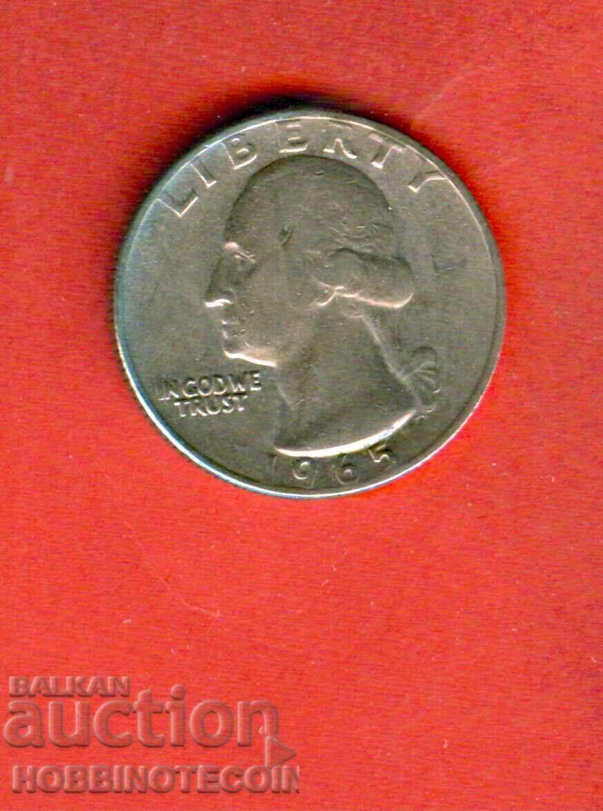 USA 25 cent issue - issue 1965 USA 25 cent issue - issue 1965