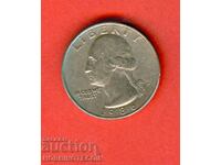 SUA SUA emisiune de 25 de cenți - numărul 1986 - P