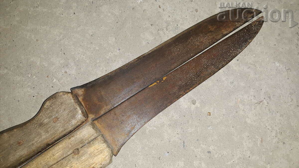 lot two primitive knife knives - 6