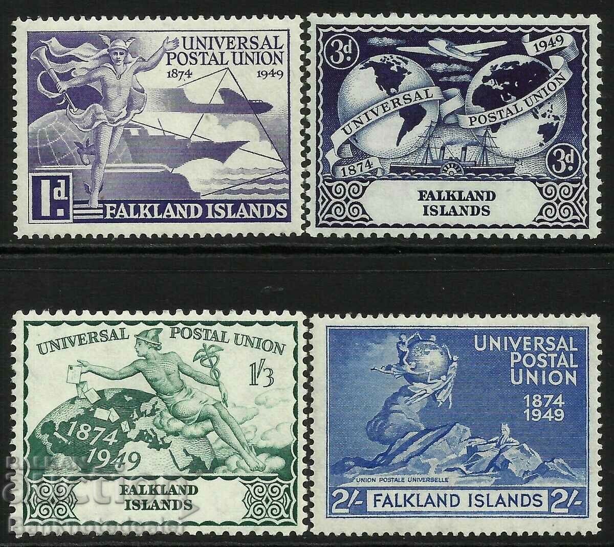 Νησιά Φώκλαντ 1949 Σετ UPU Mint Hinged