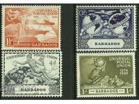 Σετ UPU Barbados 1949 Mint Lightly Hinged