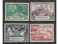 Gibraltar 1949 UPU universal postal union MH