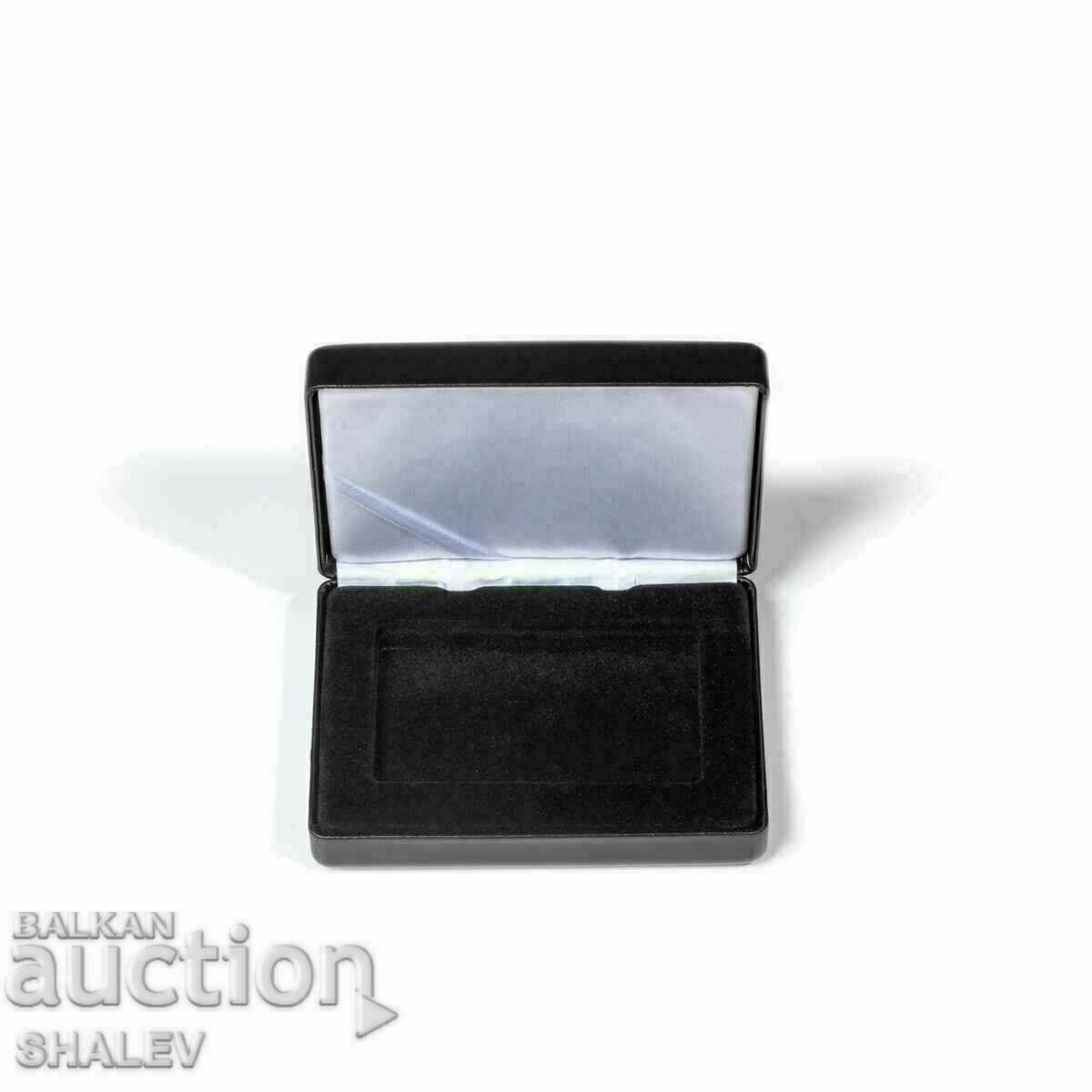 Auction Nobile GOLD box of "Leuchtturm" for 1 coin / bar in a card. Auction Nobile GOLD box of "Leuchtturm" for 1 coin / bar in a card.