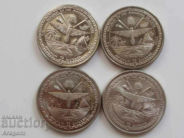 lot of commemorative coins of the Marshall Islands; coins Marshall Islands with price 99.99 BGN | € 51.12 lot of commemorative coins of the Marshall Islands; coins Marshall Islands with price 99.99 BGN | € 51.12