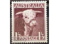 Australia 1s3d 1948 SG223 Maro-violet MH
