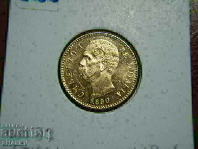 20 Lire 1890 Italy /20 Lire Italy/ (RARE !) /1 - AU (gold) - 5