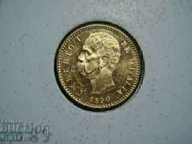 20 Lire 1890 Italia /20 Lire Italia/ (RARE!) /1 - AU (aur) - 7